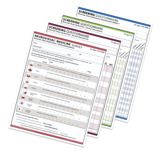 A picture of a group of surveys from NVMI.
