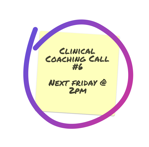 A graphic for clinical coaching.