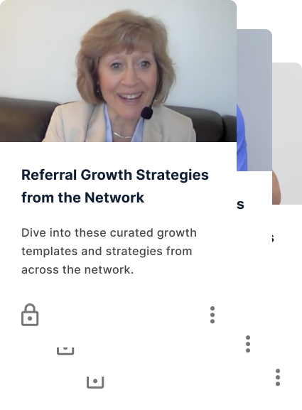 A graphic for referral strategies at NVMI.