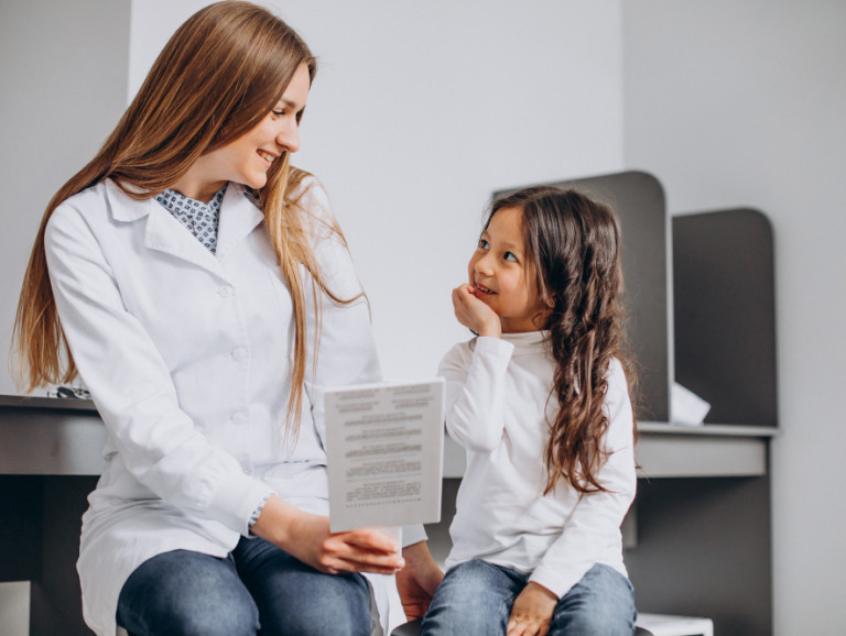 A pediatric eye exam from NVMI.