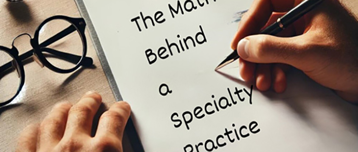 A person writing on a piece of paper
